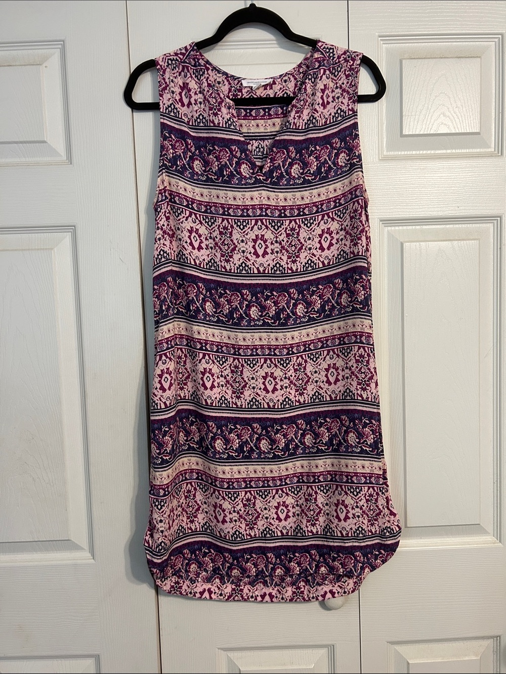 beachlunchlounge Kayla Rayon tribal ombré Print Shift Dress women’s Medium